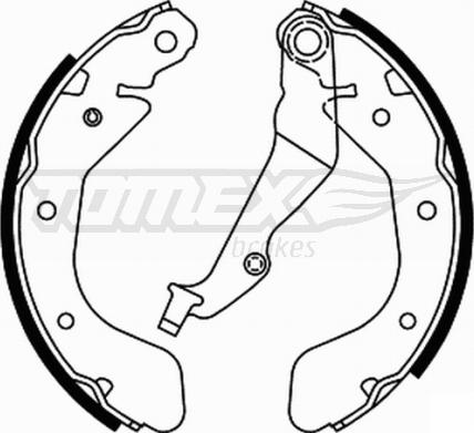 TOMEX brakes TX 21-93 - Stabdžių trinkelių komplektas onlydrive.pro