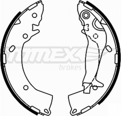 TOMEX brakes TX 21-92 - Комплект тормозных колодок, барабанные onlydrive.pro