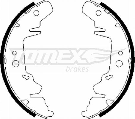TOMEX brakes TX 21-64 - Brake Shoe Set onlydrive.pro