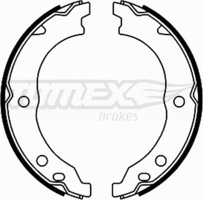 TOMEX brakes TX 21-68 - Brake Shoe Set onlydrive.pro