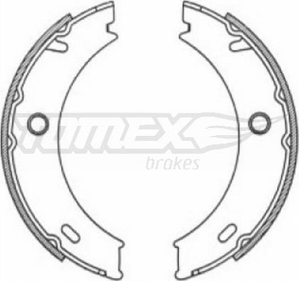 TOMEX brakes TX 21-18 - Brake Shoe Set onlydrive.pro