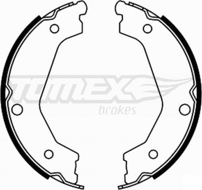 TOMEX brakes TX 21-88 - Brake Shoe Set onlydrive.pro