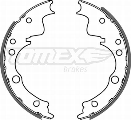 TOMEX brakes TX 21-39 - Brake Shoe Set onlydrive.pro