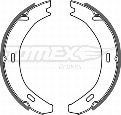 TOMEX brakes TX 21-20 - Комплект тормозных колодок, барабанные onlydrive.pro