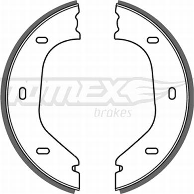 TOMEX brakes TX 21-21 - Brake Shoe Set onlydrive.pro