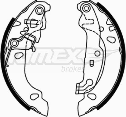 TOMEX brakes TX 21-71 - Piduriklotside komplekt onlydrive.pro