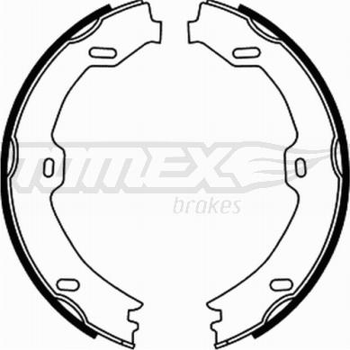 TOMEX brakes TX 21-72 - Brake Shoe Set onlydrive.pro