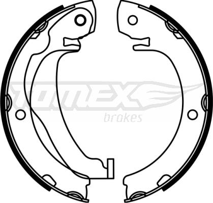 TOMEX brakes TX 23-05 - Brake Shoe Set onlydrive.pro