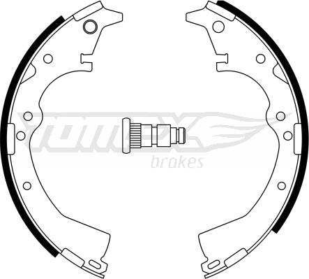 TOMEX brakes TX 23-36 - Brake Shoe Set onlydrive.pro