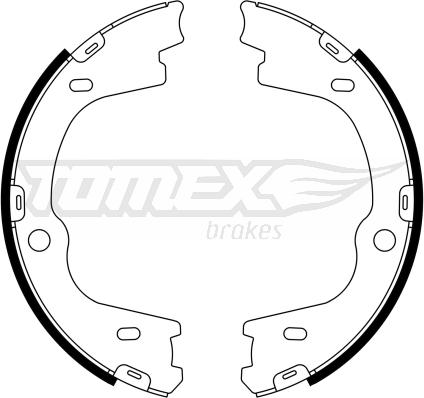 TOMEX brakes TX 23-27 - Brake Shoe Set onlydrive.pro