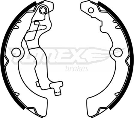 TOMEX brakes TX 22-92 - Brake Shoe Set onlydrive.pro