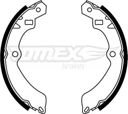 TOMEX brakes TX 22-46 - Brake Shoe Set onlydrive.pro