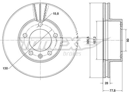 TOMEX brakes TX 70-91 - Piduriketas onlydrive.pro