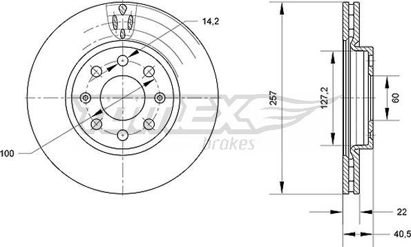 TOMEX brakes TX 70-85 - Jarrulevy onlydrive.pro