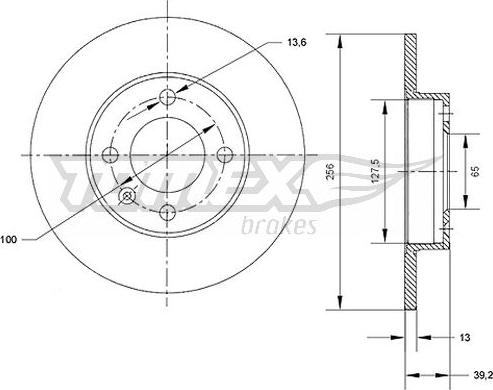 TOMEX brakes TX 70-32 - Piduriketas onlydrive.pro