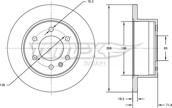 TOMEX brakes TX 71-60 - Jarrulevy onlydrive.pro