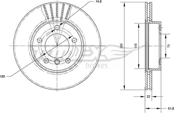 TOMEX brakes TX 71-02 - Jarrulevy onlydrive.pro