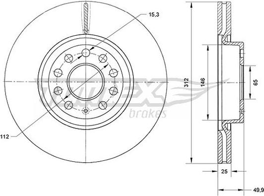 TOMEX brakes TX 71-12 - Jarrulevy onlydrive.pro