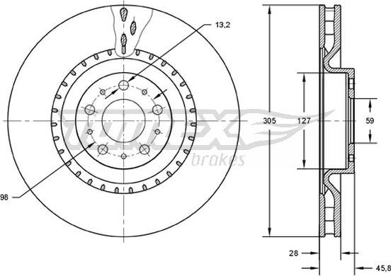 TOMEX brakes TX 71-86 - Jarrulevy onlydrive.pro