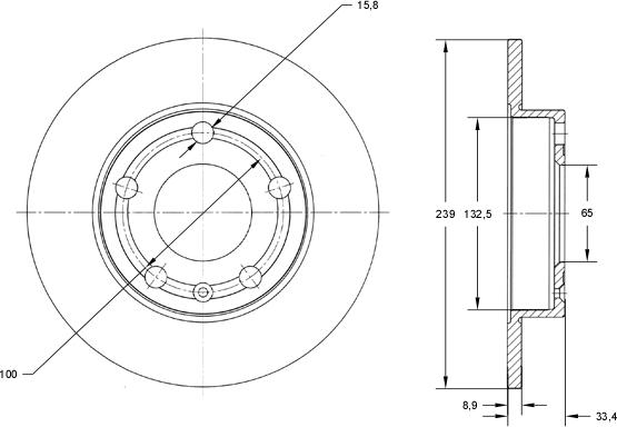 TOMEX brakes TX 73-06 - Bremžu diski onlydrive.pro