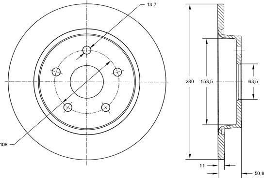 TOMEX brakes TX 73-01 - Bremžu diski onlydrive.pro