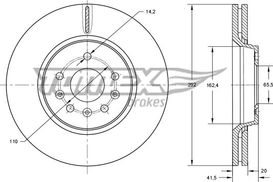 TOMEX brakes TX 73-79 - Jarrulevy onlydrive.pro