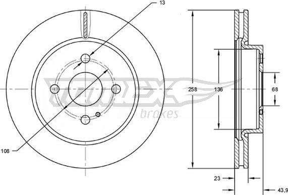 TOMEX brakes TX 72-66 - Jarrulevy onlydrive.pro