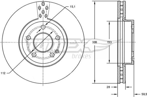 TOMEX brakes TX 72-31 - Jarrulevy onlydrive.pro