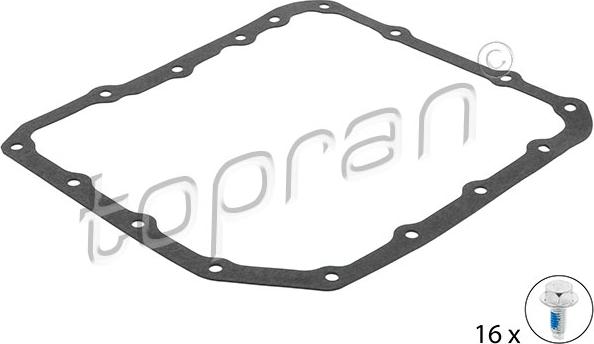 Topran 500 784 - Seal, automatic transmission oil sump onlydrive.pro