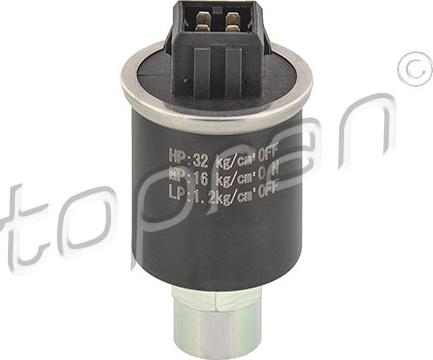 Topran 108 661 - Pressure Switch, air conditioning onlydrive.pro