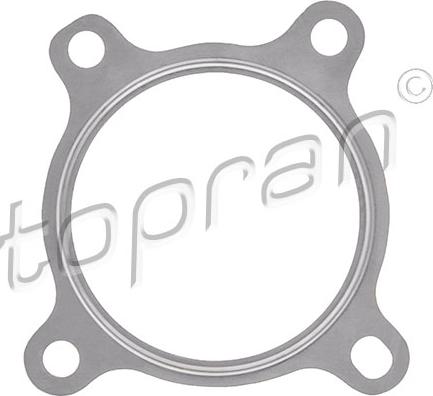 Topran 115 076 - Gasket, exhaust pipe onlydrive.pro