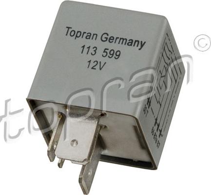 Topran 113 599 - Rele, polttoainepumppu onlydrive.pro