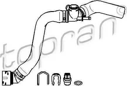 Topran 113 231 - Radiator Hose onlydrive.pro