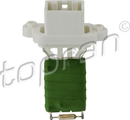 Topran 304 209 - Resistor, interior blower onlydrive.pro