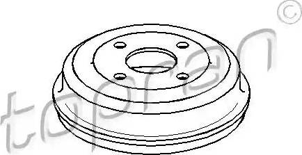 Topran 300 587 - Brake Drum onlydrive.pro