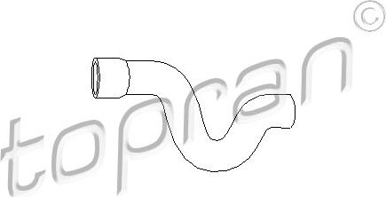 Topran 205 710 - Radiator Hose onlydrive.pro