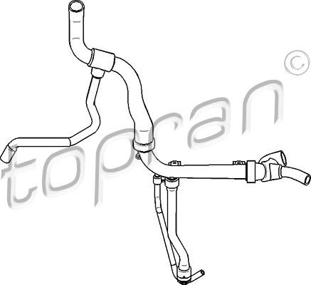 Topran 207 717 - Radiator Hose onlydrive.pro