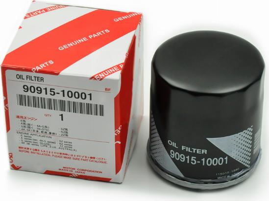 TOYOTA 9091510001 - Oil filter: 01 pcs. onlydrive.pro