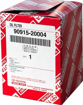 TOYOTA 9091520004 - Oil filter: 01 pcs. onlydrive.pro