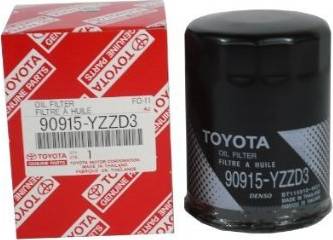 TOYOTA 90915-YZZD3 - Alyvos filtras onlydrive.pro