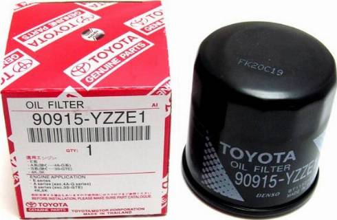 TOYOTA 90915YZZE1 - Oil Filter onlydrive.pro