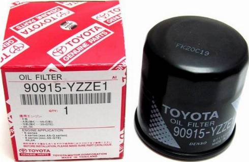 TOYOTA 90915YZZE1 - Õlifilter onlydrive.pro