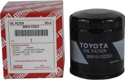 TOYOTA 90915-YZZG1 - Alyvos filtras onlydrive.pro