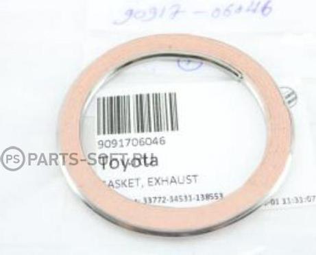 TOYOTA 90917-06046 - Seal Ring, exhaust pipe onlydrive.pro