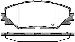 TOYOTA 446542190 - Brake Pad Set, disc brake onlydrive.pro