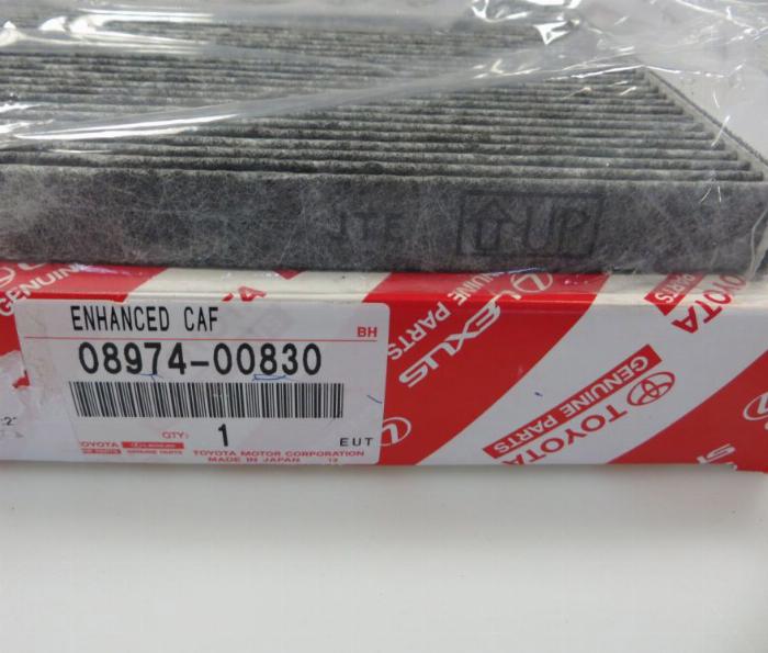 TOYOTA 0897400830 - Filter,salongiõhk onlydrive.pro