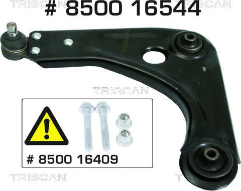 Triscan 8500 16544 - Track Control Arm onlydrive.pro