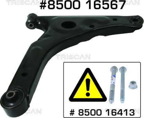 Triscan 8500 16567 - Track Control Arm onlydrive.pro