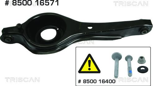 Triscan 8500 16571 - Track Control Arm onlydrive.pro