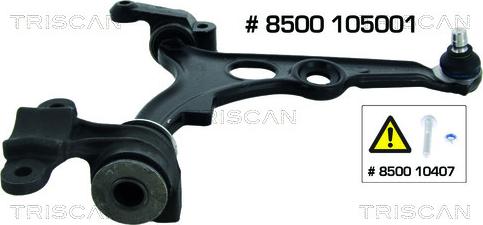 Triscan 8500 105001 - Track Control Arm onlydrive.pro